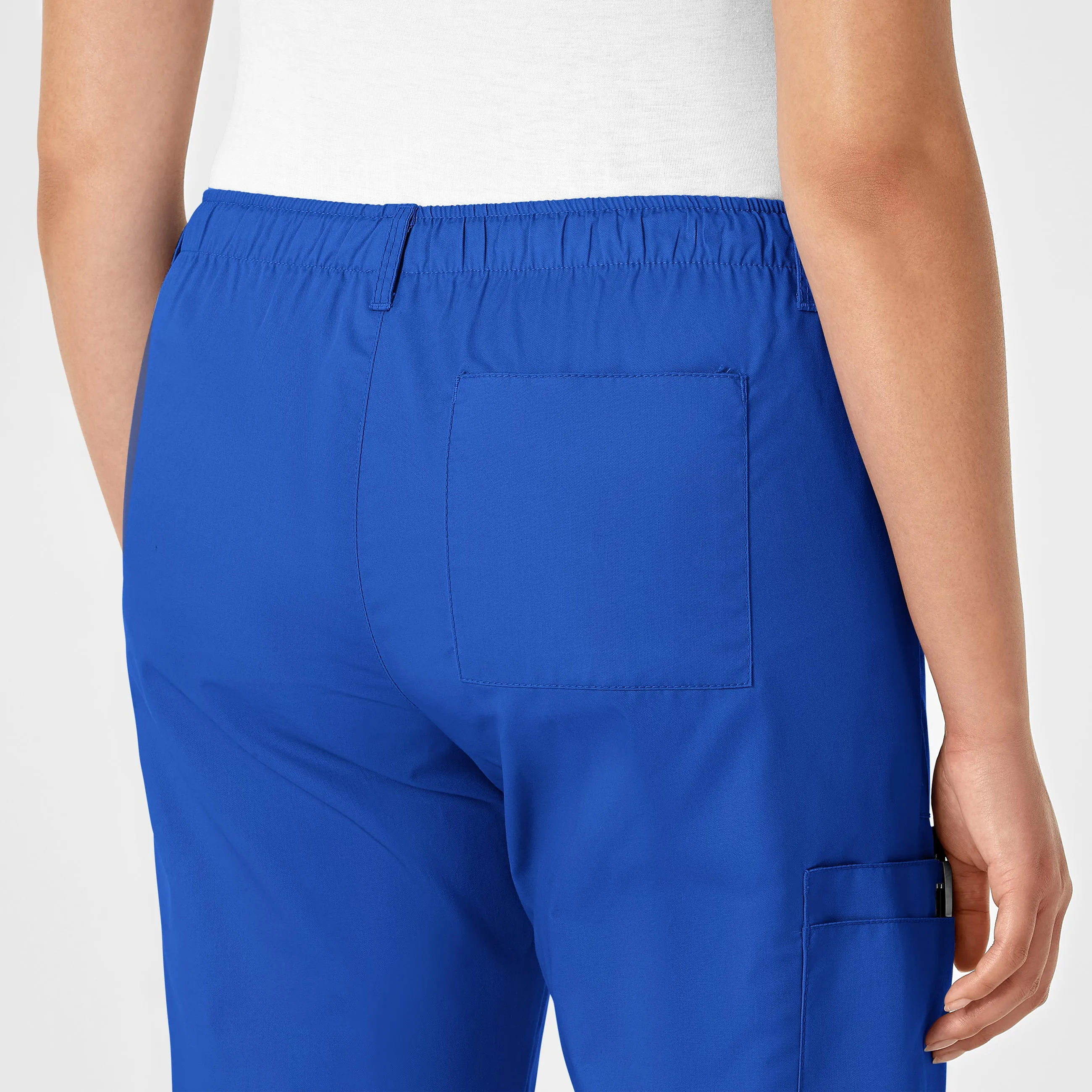 WonderWORK Women's Straight Leg Cargo Scrub Pant - Royal