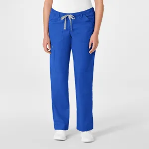 WonderWORK Women's Straight Leg Cargo Scrub Pant - Royal