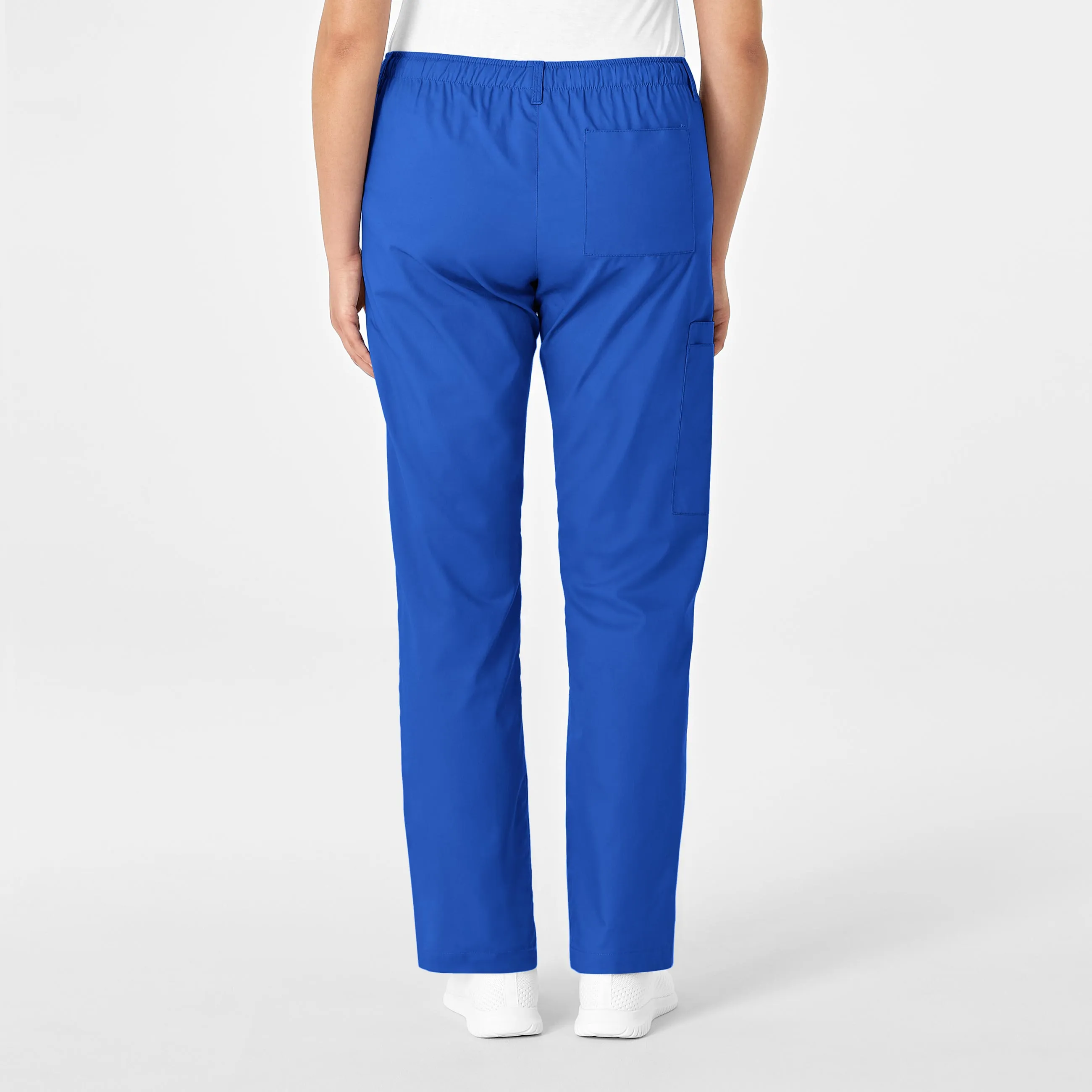 WonderWORK Women's Straight Leg Cargo Scrub Pant - Royal