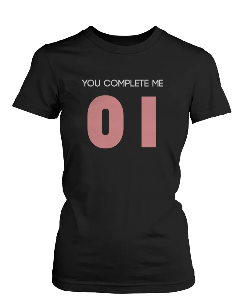 You Complete Me Matching Couple Shirts (Set)