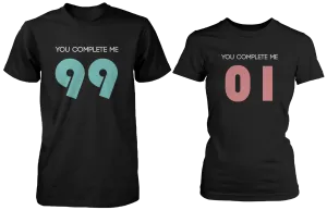 You Complete Me Matching Couple Shirts (Set)