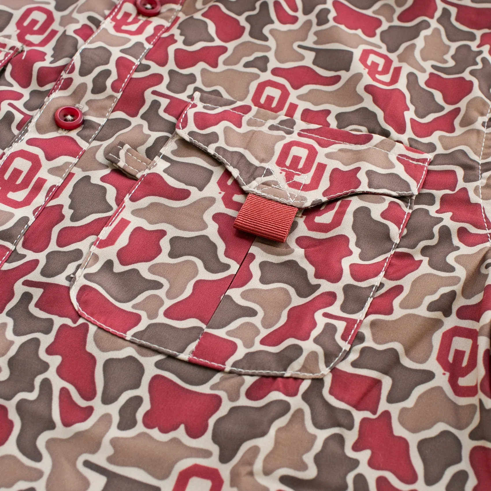 YOUTH - Oklahoma Sooners Camo - Frio Tech Shirt